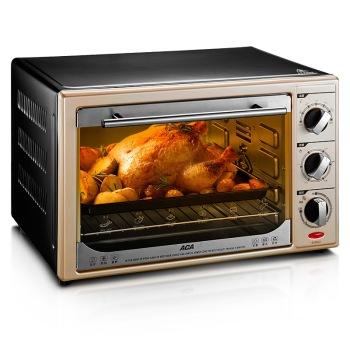 北美电器(aca)ato-ca32hm 32升热风循环电烤箱 家用 电动打蛋器229元